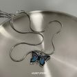 Butterfly Titanium Steel Chain Necklace Fashion