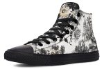 Castle in Bloom High Tops - Classic Premium Canvas Shoes with Comfortable and Durable Soles Online Sale