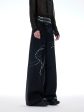 Beaded Snake Wide-Leg Pants Cheap