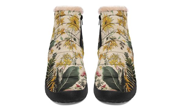 Fernwood Comfy Winter Boots - Warm Vegan Boots with Side Zipper and Anti-Slip Soles Supply