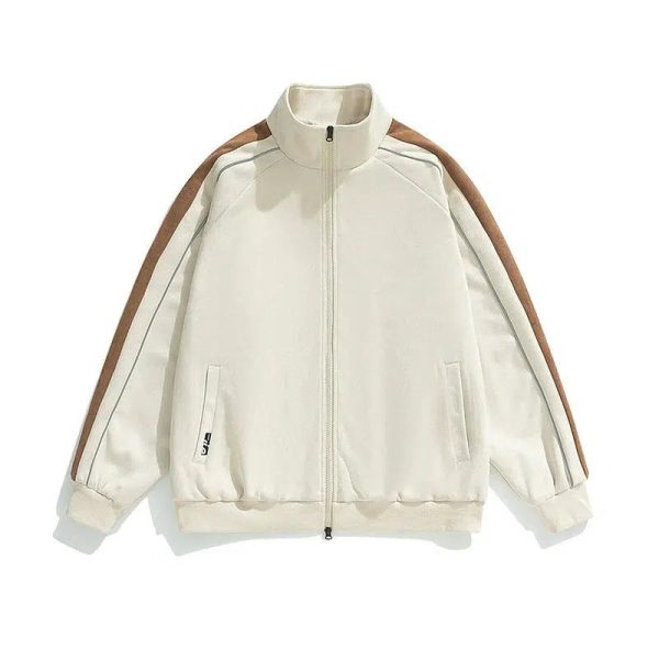 Casual Side Stripes Track Jacket Online