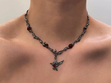 Crow Clavicle Necklace Discount