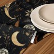 Moonlit Botanica Table Runner - Botanical Dinner Table Setup - Gothic Witchy Kitchen - Dark Academia Home Decor Supply