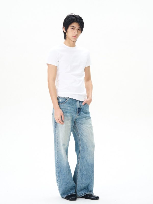 Blue Regular Fit Jeans Online Sale