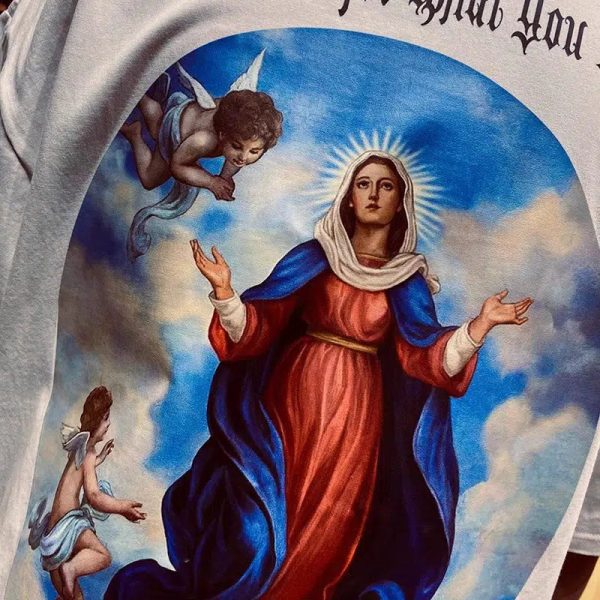 Angel Madonna Design Printed T-Shirt Sale