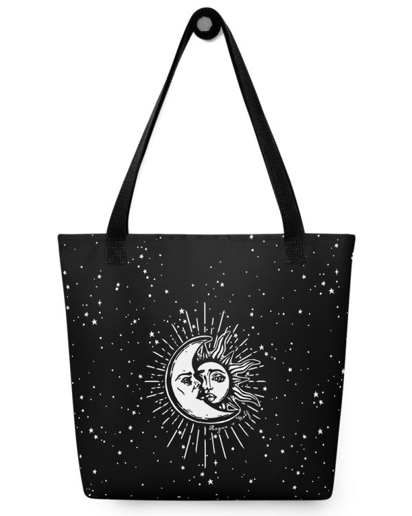 Astral Tote Bag - Large Foldable Bag for Work Gym Travel Shopping & Grocery Goth Accessories Dark Academia For Cheap