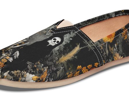 Grim’s Harvest Espadrilles - Lightweight Canvas Slip-Ons with Elastic V for Easy Comfort Online Sale