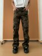 Camouflage Cargo Flared Casual Pants Online Hot Sale