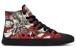 Bloodflower High Tops - Classic Premium Canvas Shoes with Comfortable and Durable Soles Fashion