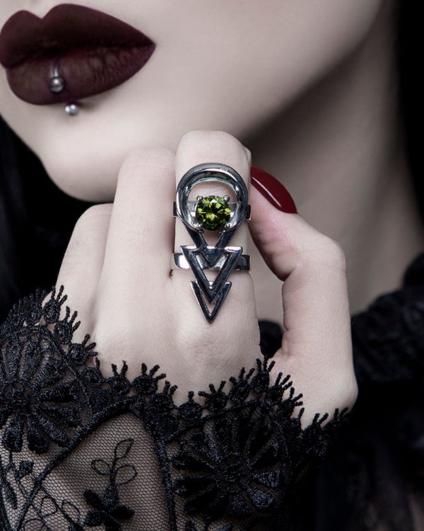 Rune Ring in Mirror Steel Fashion