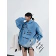 Cartoon Graphic Front Pocket Hoodie Online Hot Sale