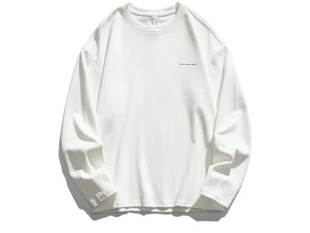 Casual Long Sleeve Crewneck T-Shirt Online Hot Sale