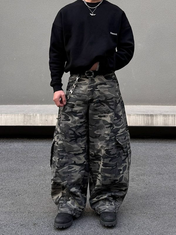 Baggy Camouflage Cargo Pants For Discount