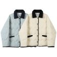 Contrast Trim Quilted Down Jacket Sale