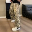 Camouflage Cargo Loose Fit Pants on Sale