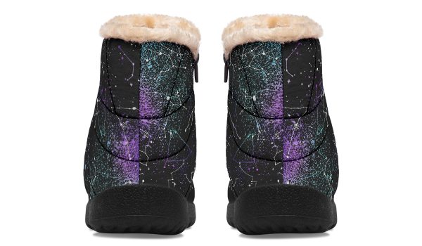 Aurora Comfy Winter Boots - Warm Vegan Boots with Side Zipper and Anti-Slip Soles Fashion