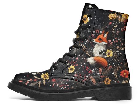 Fox Spirit Boots - Vegan Leather Doc-Style Boots with Durable Stitched on Soles Cheap