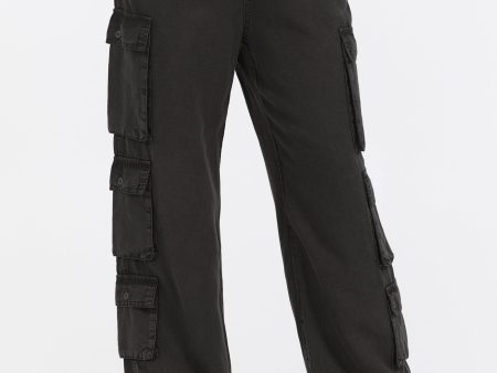 Black Tencel Cargo Pant Discount