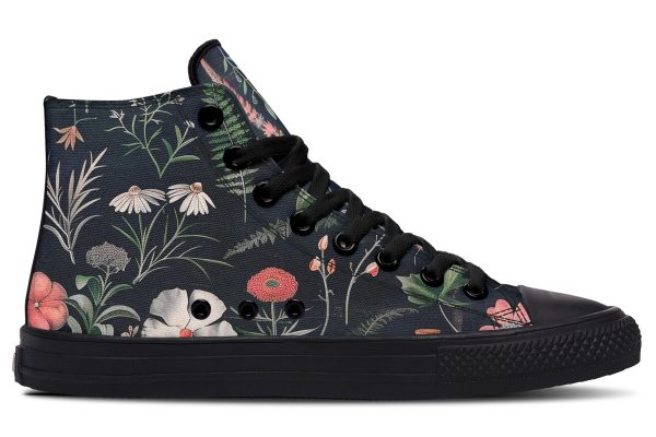 Apothecary Haven High Tops - Classic Premium Canvas Shoes with Comfortable and Durable Soles For Cheap