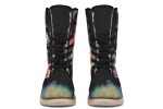 Northern Lights Fold Over Winter Boots - Microsuede Vegan Boots with Fur Lining and Convertible Style For Discount