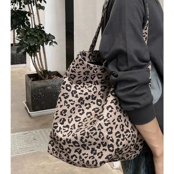 Casual Leopard Print Bag Discount