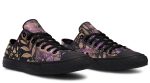 Galactic Bloom Low Tops - Classic Premium Canvas Shoes with Comfortable and Durable Soles For Cheap