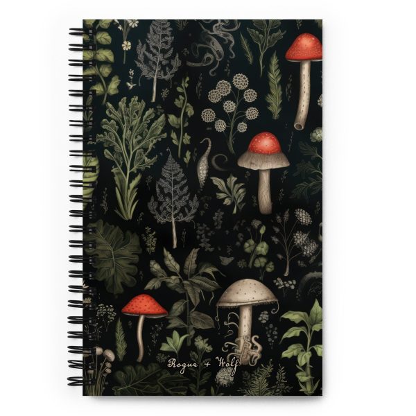 Foraging Spiral Notebook - Gothic Dark Academia Journal Uni & College Essentials - Gothic Stationery Journal for Home Office School Discount