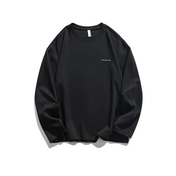 Casual Long Sleeve Crewneck T-Shirt Online Hot Sale