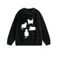 Cat Silhouette Knit Sweater on Sale