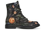 Night Blossom Boots - Vegan Leather Doc-Style Boots with Durable Stitched on Soles Online Hot Sale