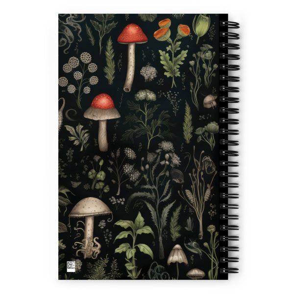 Foraging Spiral Notebook - Gothic Dark Academia Journal Uni & College Essentials - Gothic Stationery Journal for Home Office School Discount