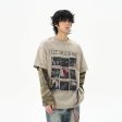 Camouflage Layered Long-Sleeve Pullover on Sale