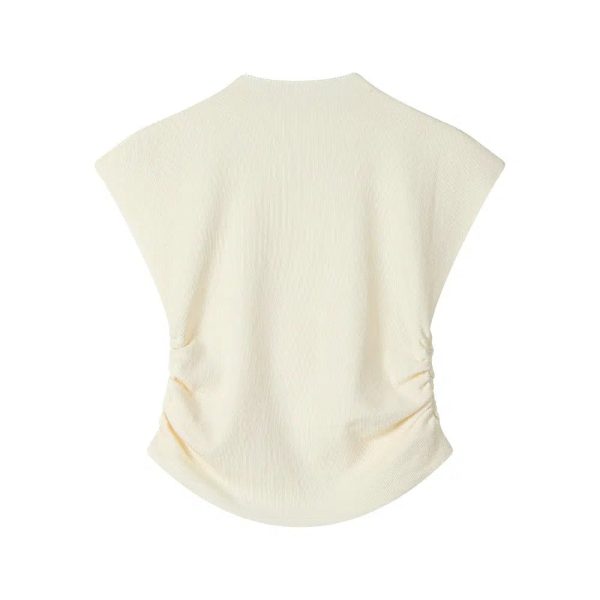 Bow Detail Sleeveless Knit Top For Cheap