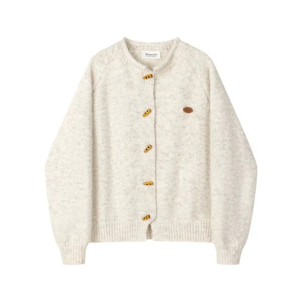 Button Accents Knit Cardigan on Sale