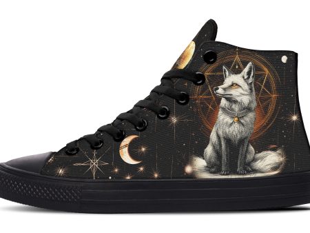 Astral Fox High Tops - Classic Premium Canvas Shoes with Comfortable and Durable Soles on Sale