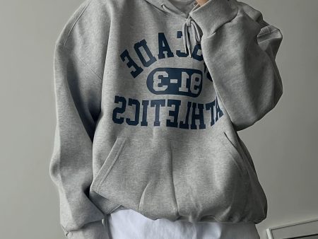 Casual Fit Hooded Sweatshirt Hot on Sale