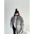 Contrast Color Oversized Down Jacket Hot on Sale