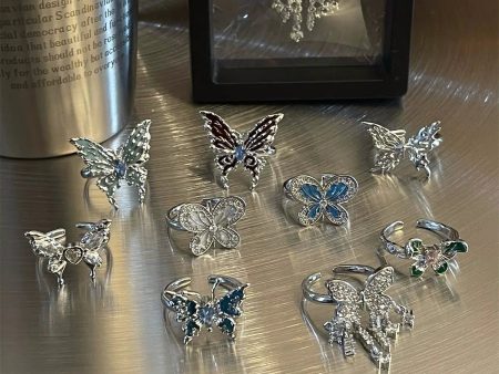 Butterfly Diamond Ring For Cheap