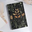 Autumn Memoir Spiral Notebook - Botanical Witchy Journal Uni & College Dark Academia Essentials - Gothic Stationery Sale