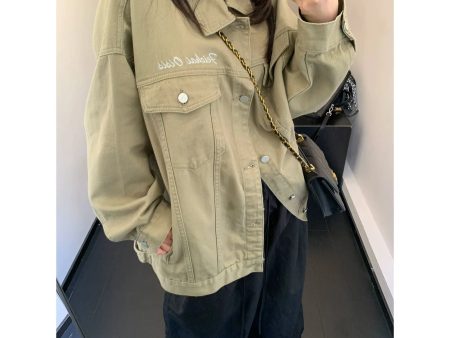 Casual Oversized Button-Up Coat Cheap