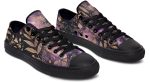 Galactic Bloom Low Tops - Classic Premium Canvas Shoes with Comfortable and Durable Soles For Cheap