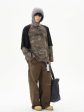 Camouflage Patchwork Long-Sleeve Pullover For Cheap