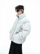 3D Stand Collar Cotton Padded Jacket Cheap