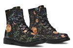 Night Blossom Boots - Vegan Leather Doc-Style Boots with Durable Stitched on Soles Online Hot Sale