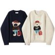 Cartoon Bear Graphic Sweatshirt Online Sale