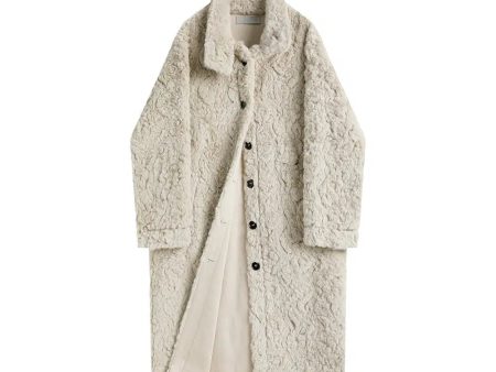 Button Closure Wool Coat Online