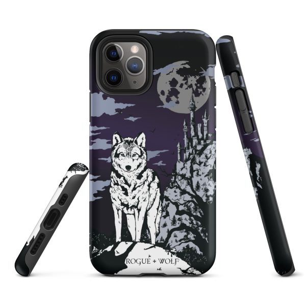 Castle Whitewolf Tough Phone Case for iPhone - Shockproof Anti-scratch Goth Witchy Phone Cover For Cheap