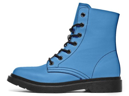 Ocean Wave Boots - Vegan Leather Doc-Style Boots with Durable Stitched on Soles Online Sale