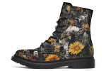 Grim’s Harvest Boots - Vegan Leather Doc-Style Boots with Durable Stitched on Soles Online Sale