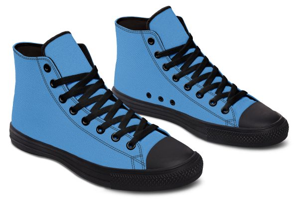 Ocean Wave High Tops - Classic Premium Canvas Shoes with Comfortable and Durable Soles For Discount